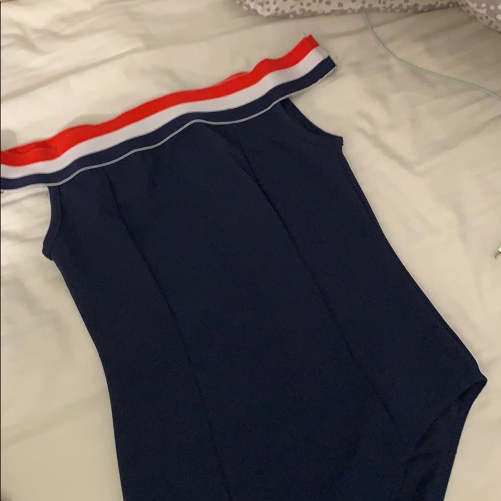 Off the shoulder bodycon bodysuit